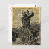 Victoriaans gotische graven, tombstenen Halloween  Briefkaart (Voorkant / Achterkant)