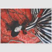 Victoriaans gotische Mode decoupage Tissuepapier (Voorkant)