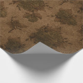  Victoriaans gotische mystieke Rozen Shabby Cadeaupapier (Hoek)