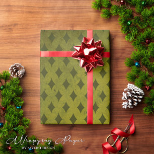 Victoriaans Gotische Retro Poison Green Shabby Cadeaupapier