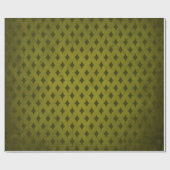  Victoriaans Gotische Retro Poison Green Shabby Cadeaupapier (Vlak)