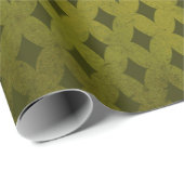  Victoriaans Gotische Retro Poison Green Shabby Cadeaupapier (Rol Hoek)