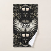 Victoriaans gotische Romance Schuilvleugels en wit Bad Handdoek (Handdoek)