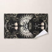 Victoriaans gotische Romance Schuilvleugels en wit Bad Handdoek (Handdoek)