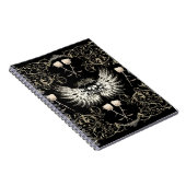 Victoriaans gotische Romance Schuilvleugels en wit Notitieboek (Rechterzijde)