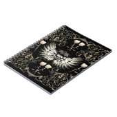 Victoriaans gotische Romance Schuilvleugels en wit Notitieboek (Linkerzijde)