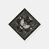 Victoriaans gotische Romance Schuilvleugels en wit Servet (Hoek)