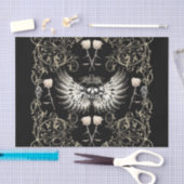 Victoriaans gotische Romance Schuilvleugels en wit Tissuepapier (Craft)