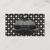  Victoriaans gotische sterren tattoo artiest Visitekaartje (Achterkant)