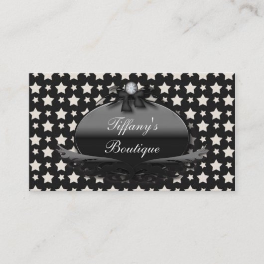  Victoriaans gotische sterren tattoo artiest Visitekaartje (Voorkant)