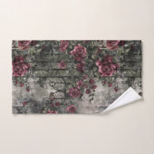 Victoriaans Gotische Tuin Rozen Patroon Bad Handdoek (Handdoek)