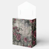 Victoriaans Gotische Tuin Rozen Patroon Bedankdoosjes (Geopend)