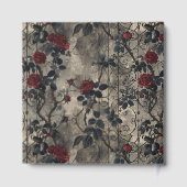 Victoriaans Gotische Tuin Rozen Patroon Gastenboek (Achterkant)