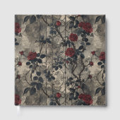 Victoriaans Gotische Tuin Rozen Patroon Gastenboek (Voorkant)
