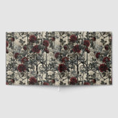 Victoriaans Gotische Tuin Rozen Patroon Gastenboek (Volledig)