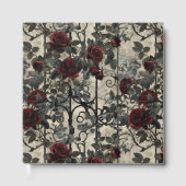 Victoriaans Gotische Tuin Rozen Patroon Gastenboek (Voorkant)