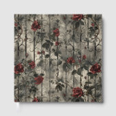 Victoriaans Gotische Tuin Rozen Patroon Gastenboek (Voorkant)