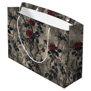 Victoriaans Gotische Tuin Rozen Patroon Groot Cadeauzakje