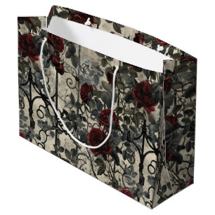 Victoriaans Gotische Tuin Rozen Patroon Groot Cadeauzakje