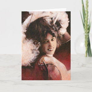 Victoriaans Gotische Vampier de Kaart van de Dame