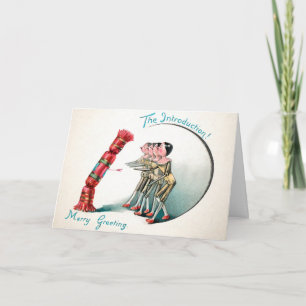  Victoriaans gouddollen Feestdagen Kaart