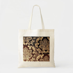 Victoriaans gouden chocolade bruine vodder tote bag
