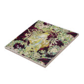 Victoriaans goudwijn Zee-groen Tegeltje (Zijkant)