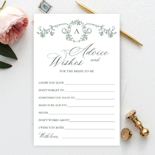 Victoriaans  Grace Bloemen Wensen & Advies Kaart (Creator heeft geüpload)