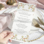 Victoriaans  Grace Bohemian bruiloft diner Menu<br><div class="desc">Klik voor verdere aanpassingen op "Deze sjabloon personaliseren" en vervolgens op "Bewerken met ontwerpgereedschap". Stijlvolle bewerkbare gemakkelijk te gebruiken bruiloft sjablonen,  meer items beschikbaar in de winkel (uitnodigingen,  rsvp,  bedankjes,  briefpapier & decor). Neem contact met me op als je hulp nodig hebt of overeenkomende objecten.</div>