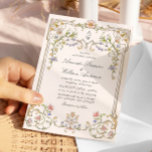 Victoriaans  Grace Floral Lijst Bruiloft Kaart<br><div class="desc">Voor verdere aanpassing,  te klikken gelieve de "pas verder"verbinding aan en ons ontwerphulpmiddel te gebruiken om deze sjabloon te wijzigen. Neem contact met me op als je hulp of overeenkomende objecten nodig hebt.</div>