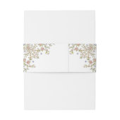 Victoriaans  Grace Floral Lijst Bruiloft Uitnodigingen Wikkel (Achterkant Voorbeeld)