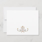 Victoriaans  Grace Floral Stationery Note Kaart Notitiekaartje (Achterkant)