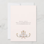 Victoriaans Grace Floral Vrijgezellenfeest Kaart (Achterkant)