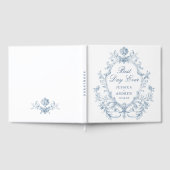 Victoriaans  Grace Floral Wedding fotoalbum Gastenboek (Volledig)