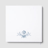 Victoriaans  Grace Floral Wedding fotoalbum Gastenboek (Achterkant)