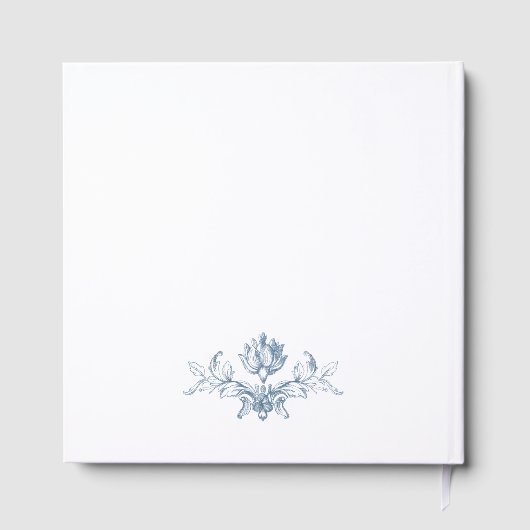 Victoriaans Grace Floral Wedding fotoalbum Gastenboek (Achterkant)