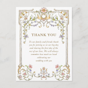 Victoriaans  Grace QR code Foto Dank U Briefkaart