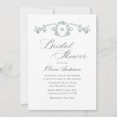 Victoriaans  Grace Sage Green VRIJGEZELLENFEEST Kaart (Voorkant)