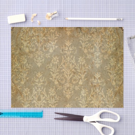 , Victoriaans, grijs, vochtig, antiek, wandpapier Tissuepapier (Craft)