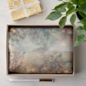 Victoriaans  grillige wasbeer art decoupage tissuepapier (Geschenk)