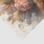 Victoriaans  grillige wasbeer art decoupage tissuepapier (Detail)