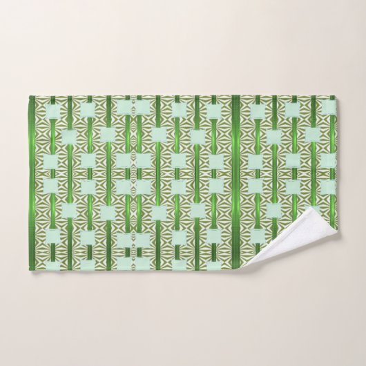 Victoriaans groene badkamer handdoek sets (Handdoek)