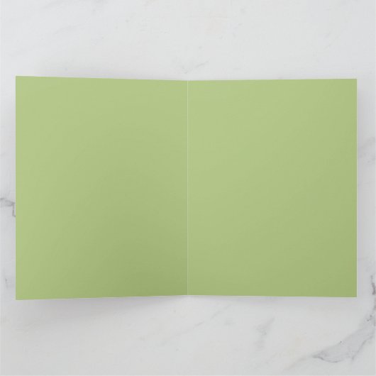 Victoriaans  Groene Ivy Groei op Trellis Bedankkaart (Binnen)