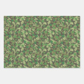 Victoriaans  Groene Ivy Groei op Trellis Inpakpapier Vel (Voorkant 2)