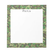 Victoriaans  Groene Ivy Groei op Trellis Notitieblok (Voorkant)