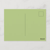 Victoriaans Groene Ivy sparen de Datum Briefkaart (Achterkant)
