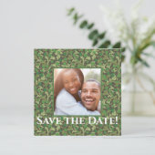 Victoriaans  Groene Ivy sparen de Datum Kaart (Staand voorkant)