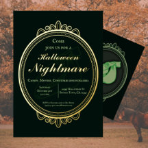 Victoriaans  Groene Nightmare Halloween Party