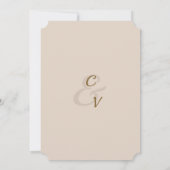 Victoriaans  Groomsman Kaart (Achterkant)