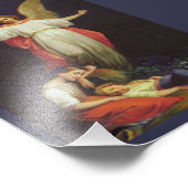 Victoriaans Guardian Angel Foto Afdruk (Hoek)